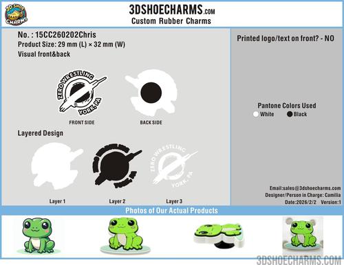 Custom Rubber Clog Charms 15CC260202Chris