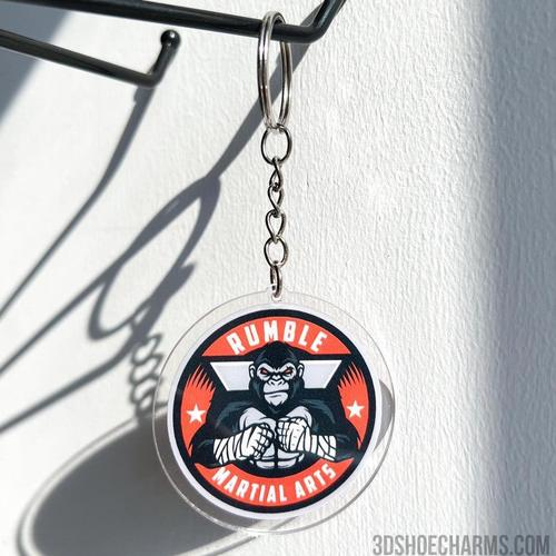 Custom Die-Cut Acrylic Keychain