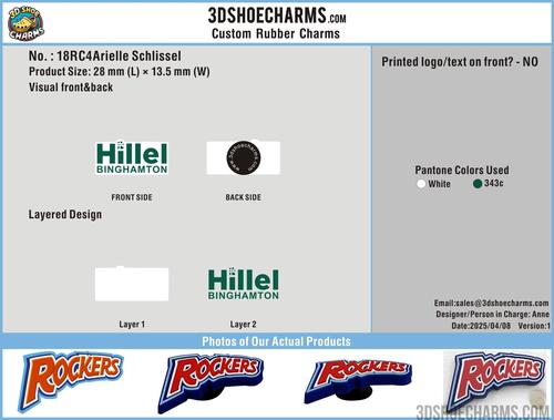 Custom rubber clog charm-18RC4Arielle Schlissel250407