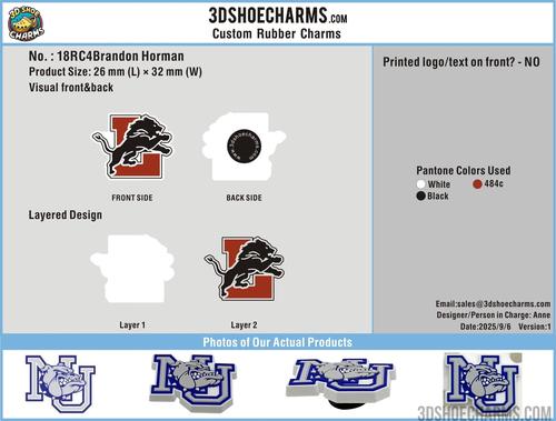 Custom Rubber Clog Charm-18RC4Brandon Horman250905