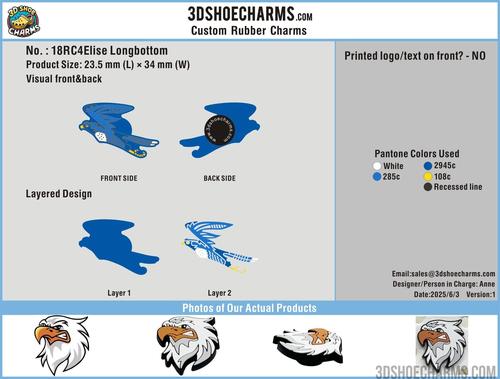 Custom rubber clog charm-18RC4Elise Longbottom250602