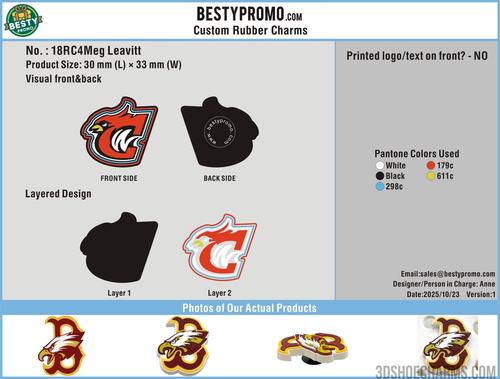 Custom Rubber charms-18RC4Meg Leavitt251023