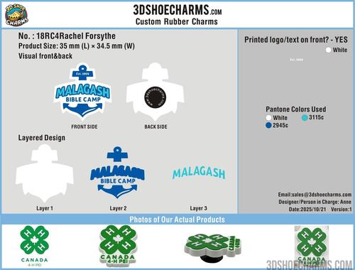 Custom rubber charm-18RC4Rachel Forsythe251021