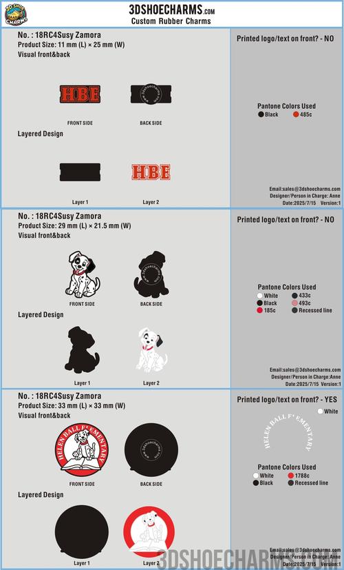 Custom Rubber Clog Charm-18RC4Susy Zamora250715