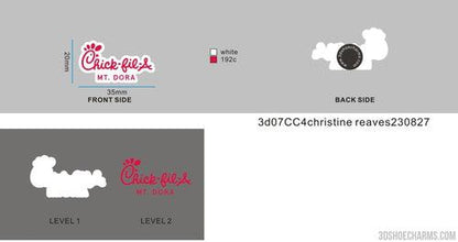 custom shoe charm rubber keychain 07CC4christine reaves