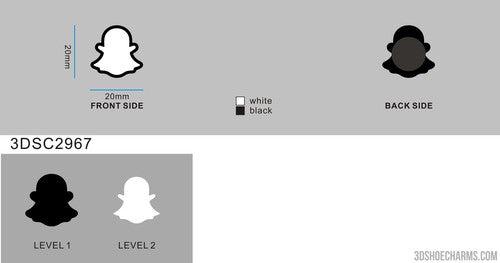 CUSTOM CHARMS-Reorder ghost chillah logo-21