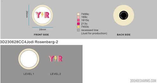 CUSTOM CLOG CHARMS （REGULAR）-3D230628CC4Jodi Rosenberg 10