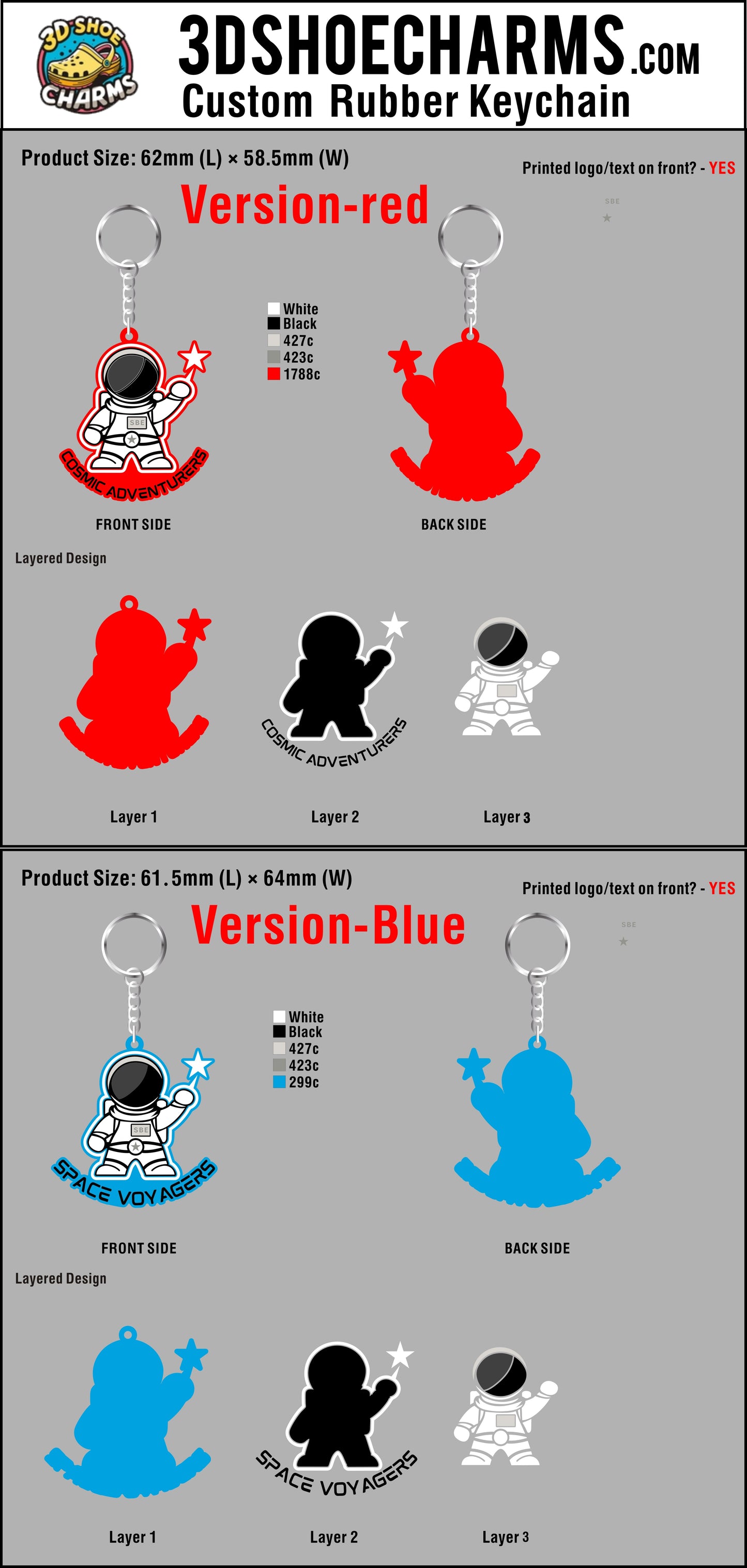 Custom 3D Rubber Keychains - 20260709 - 33