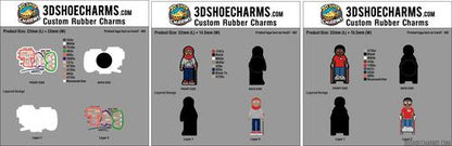Custom Rubber Clog Charms - 20260915- 33