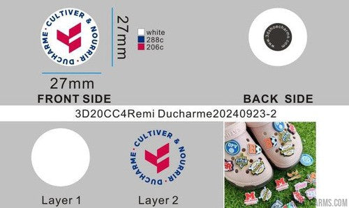 CUSTOM SHOE CHARMS-20CC4Remi Ducharme