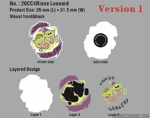 Custom Shoe charms-20CC4Riane Leonard-RE