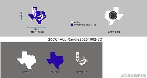 CUSTOM SHOE CHARMS - 20CC4Abbi Randle