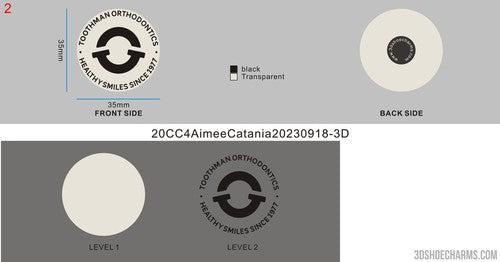 CUSTOM CLOG CHARMS - GLOWING-20GCC4Aimee Catania