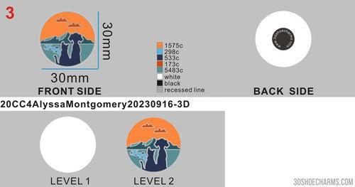 CUSTOM SHOE CHARMS - 20CC4Alyssa Montgomery