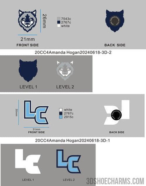 CUSTOMM SHOE CHARMS-20CC4Amanda Hogan