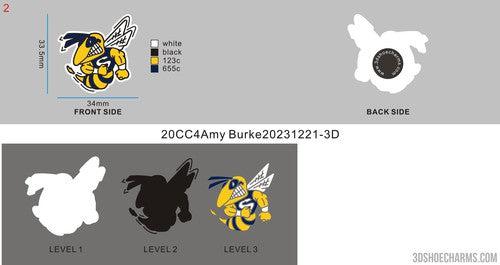 CUSTOM SHOE CHARMS -20CC4Amy Burke