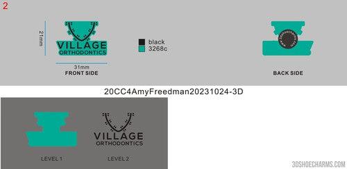 CUSTOM SHOE CHARMS - 20CC4Amy Freedman