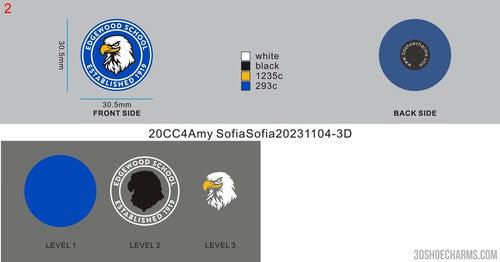 CUSTOM SHOE CHARMS - 20CC4Amy SofiaSofia