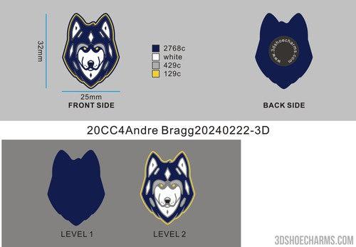 CUSTOM SHIE CHARMS - 20CC4Andre Bragg