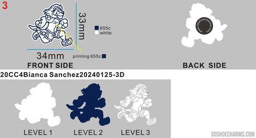 CUSTOM SHOE CHARMS - 20CC4Bianca Sanchez