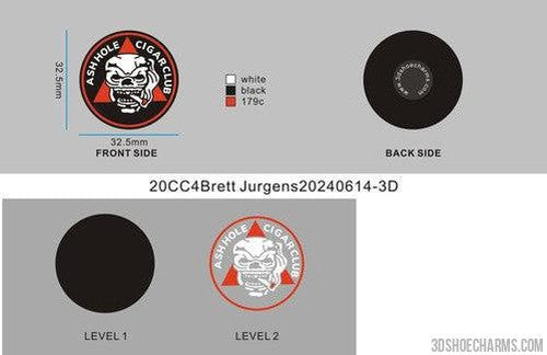 CUSTOM SHOE CHARMS-20CC4Brett Jurgens