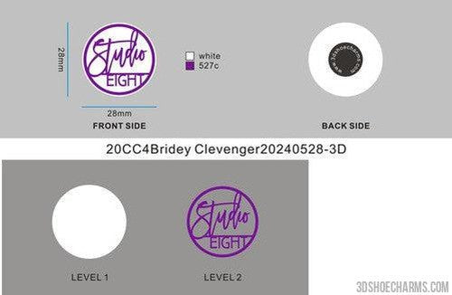 CUSTOM SHOE CHARMS-20CC4Bridey Clevenger