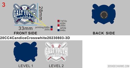 CUSTOM SHOE  CHARMS - 20CC4Candice Crosswhite