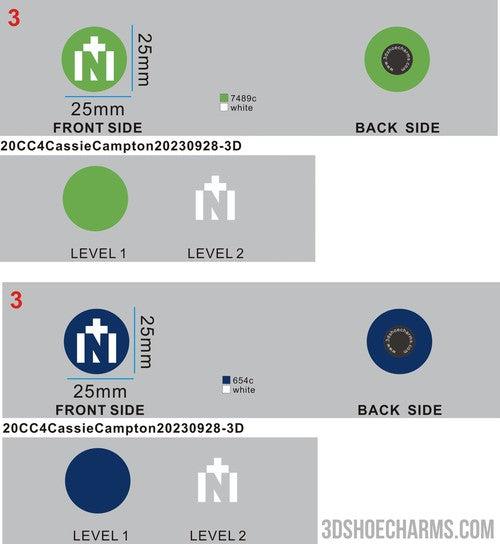 CUSTOM SHOE CHARMS - 20CC4Cassie Campton