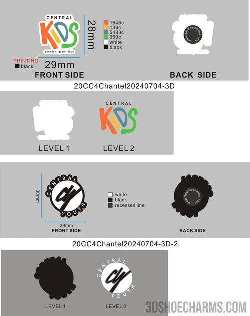 CUSTOM SHOE CHARMS -20CC4Chantel20240704-3D-2designs