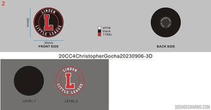 CUSTOM SHOE CHARMS - 20CC4Christopher Gocha