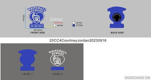 CUSTOM SHOE CHARMS - 20CC4Courtney Jordan