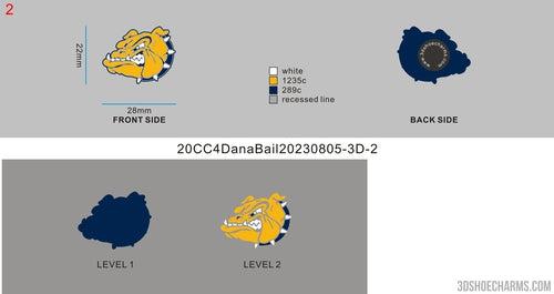 CUSTOM SHOE CHARMS - 20CC4DanaBail