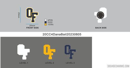 CUSTOM SHOE CHARMS - 20CC4DanaBail