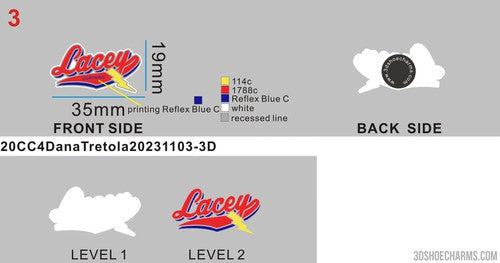 CUSTOM SHOE CHARMS - 20CC4Dana Tretola