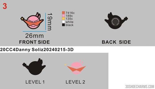 CUSTOM SHOE CHARMS - 20CC4Danny Soliz