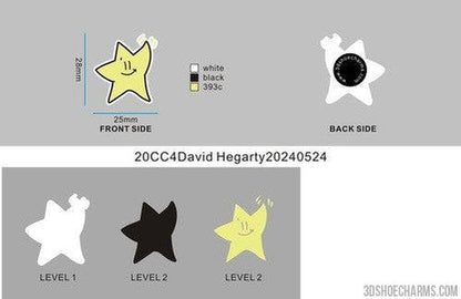 CUSTOM SHOE CHARMS-20CC4David Hegarty