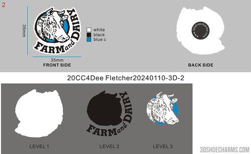 CUSTOM SHOE CHARMS -20CC4Dee Fletcher