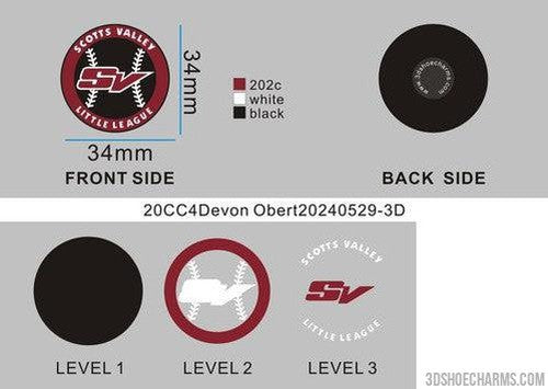 CUSTOM SHOE CHARMS-20CC4Devon Obert