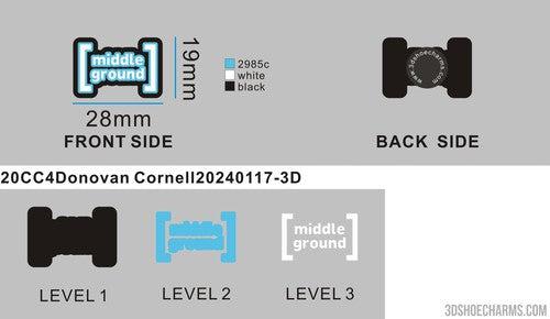 CUSTOM SHOE CHARMS - 20CC4Donovan Cornell