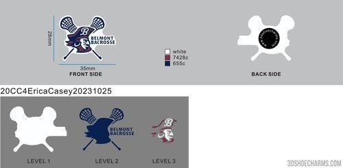 CUSTOM SHOE CHARMS - 20CC4Erica Casey