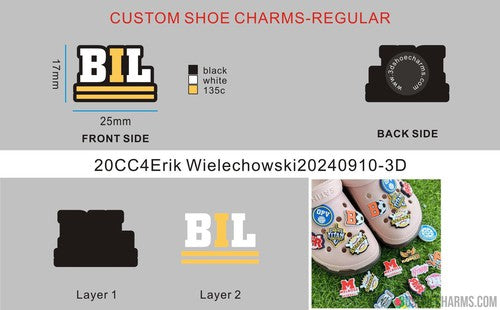 CUSTOM SHOE CHARMS-20CC4Erik Wielechowski