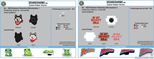 Custom shoe charms-20CC4Huebner Elementary Merchandise-RE