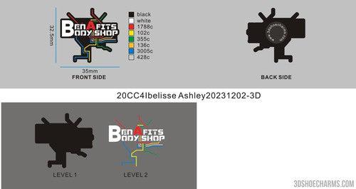 CUSTOM SHOE CHARMS - 20CC4Ibelisse Ashley