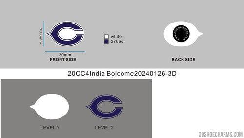 CUSTOM SHOE CHARMS - 20CC4India Bolcome