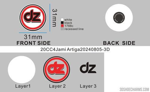 CUSTOM SHOE CHARMS-20CC4Jami Artiga