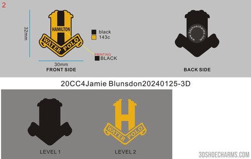 CUSTOM SHOE CHARMS - 20CC4Jamie Blunsdon