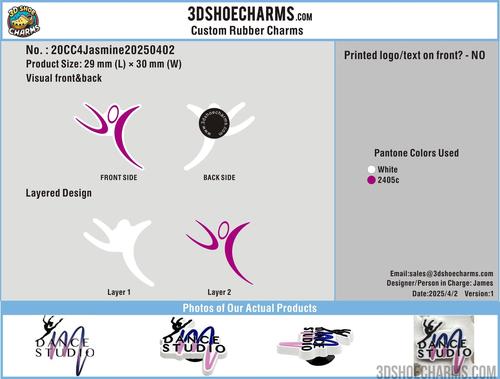 Custom Shoe charms-20CC4Jasmine250417