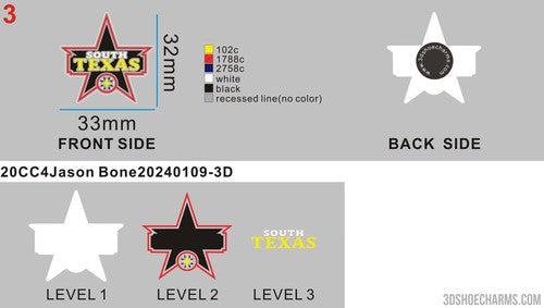 CUSTOM SHOE CHARMS - 20CC4Jason Bone