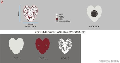 CUSTOM CLOG CHARMS - 20CC4Jennifer LaScala