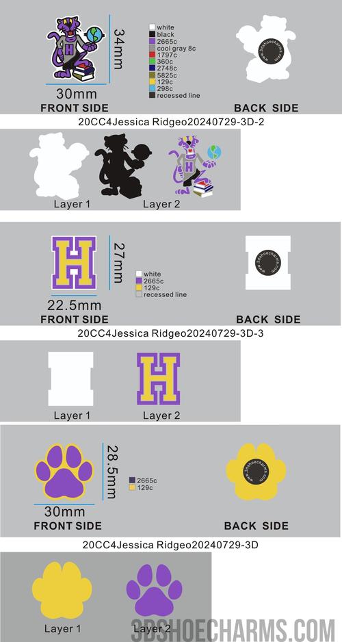 Custom shoe charms-20CC4Jessica Ridgeo250507